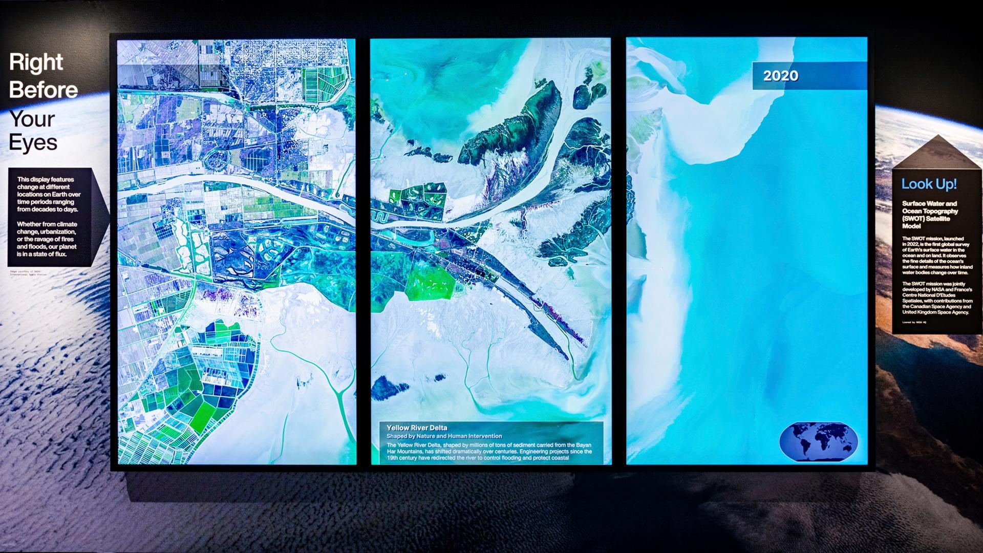 NASA's Time Unveiled exhibit display at the Smithsonian National Museum of Natural History.